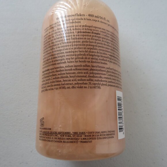Philosophy Frosted Snowflakes Shampoo, Shower Gel & Bubble Bath 16 fl.oz/480 ml - Picture 5 of 9